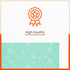 VIDA Multipurpose Circles Texture Fridge Mats |Yellow & Teal Combo (45 cm X 30 cm 425 GSM)